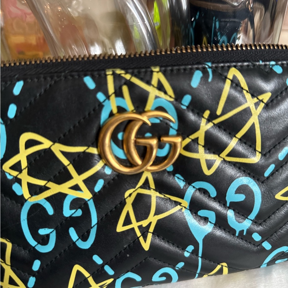 Gucci Black and Yellow Patterned Women's Bag - Picture 11 of 12